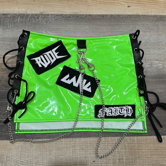 green rave skirt ✨ - Picture 1 of 5
